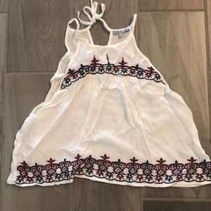 Red white and blue tank